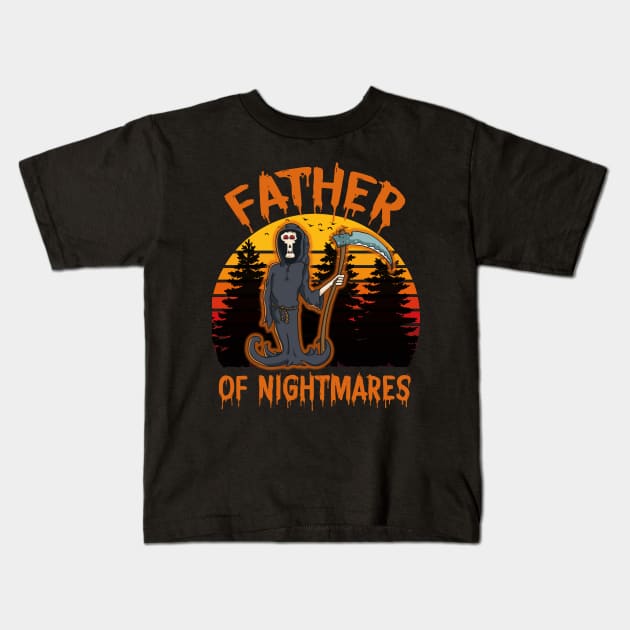 Father Of Nightmares Kids T-Shirt by DragonTees